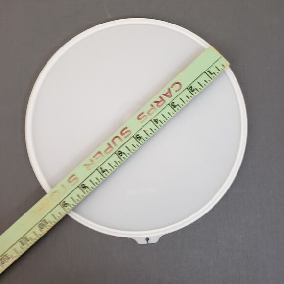 Vintage Tupperware Replacement Lid Sheer Clear Round 2197A-1   9.25" - Picture 4 of 4
